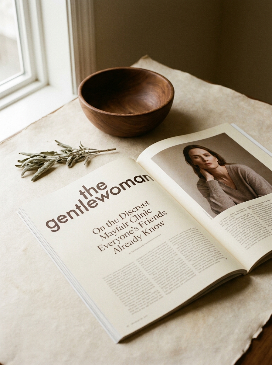 The Gentlewoman editorial — On the Discreet Mayfair Clinic